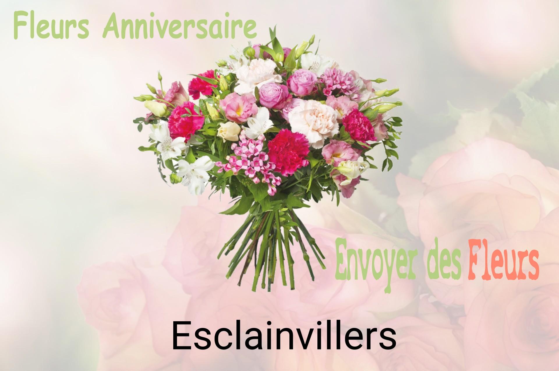 Bouquet de fleurs d’anniversaire livré à Esclainvillers